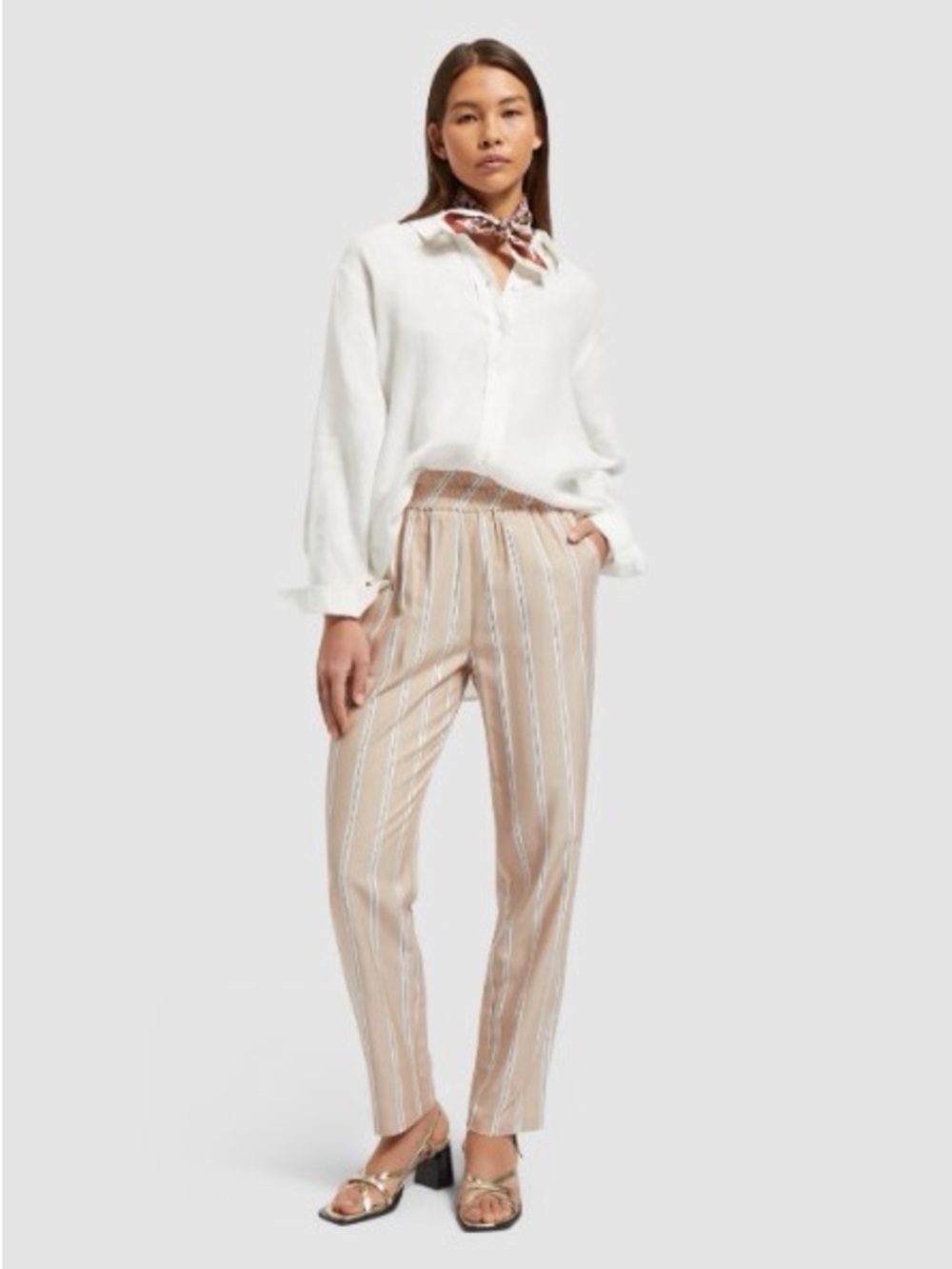 Scotch & Soda Maia Rope Stripe Jacquard Pants Womens Size Medium